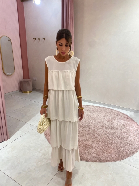 Moma - Robe crème 2