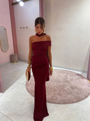 Vestido Palace Granate