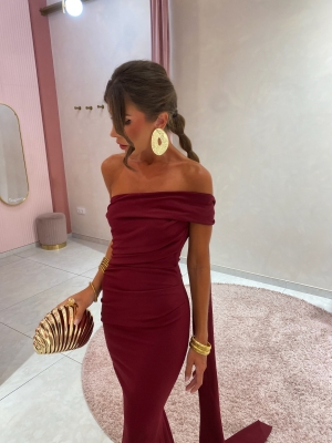 Vestido Palace Granate