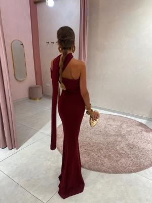 Vestido Palace Granate