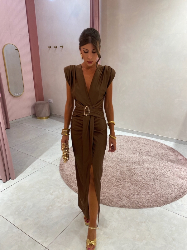 Vestido Selena Marrón