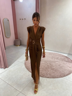 Vestido Selena Marrón