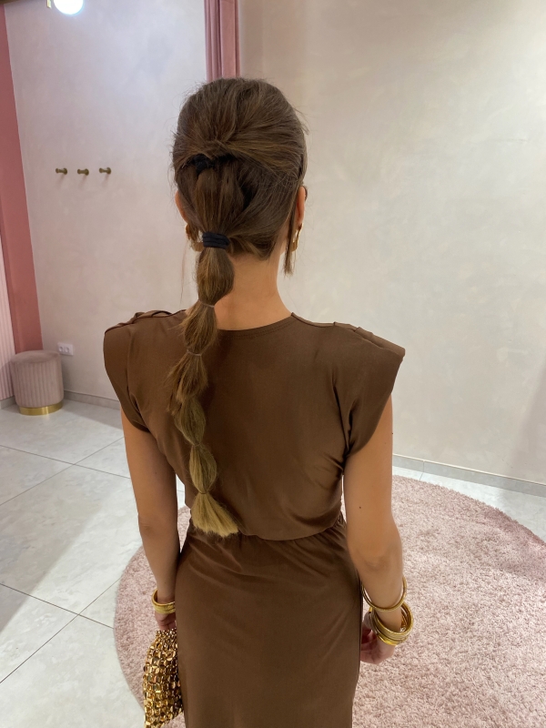 Vestido Selena Marrón