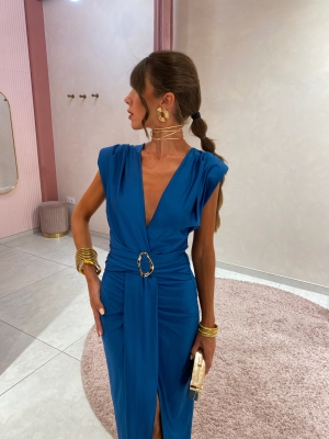 Vestido Selena Petróleo