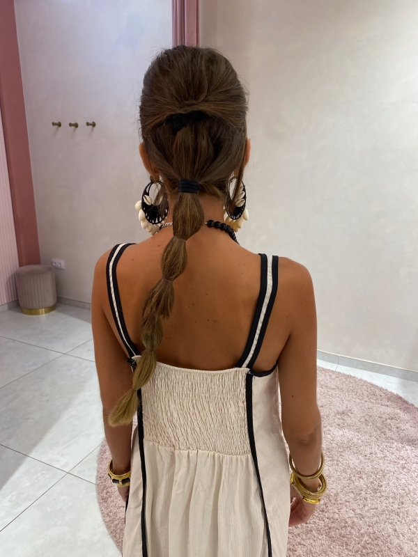 Vargas Cream/Black Dress