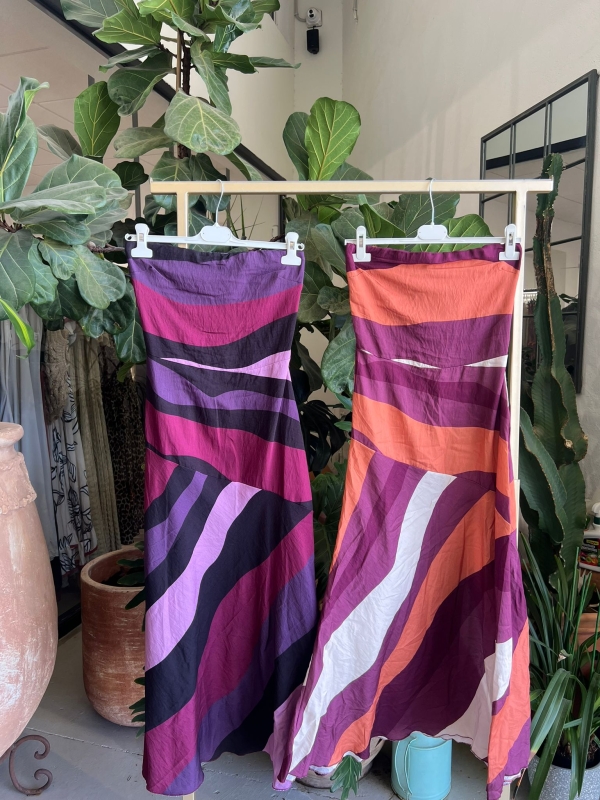 Gia Dress Orange/Pink
