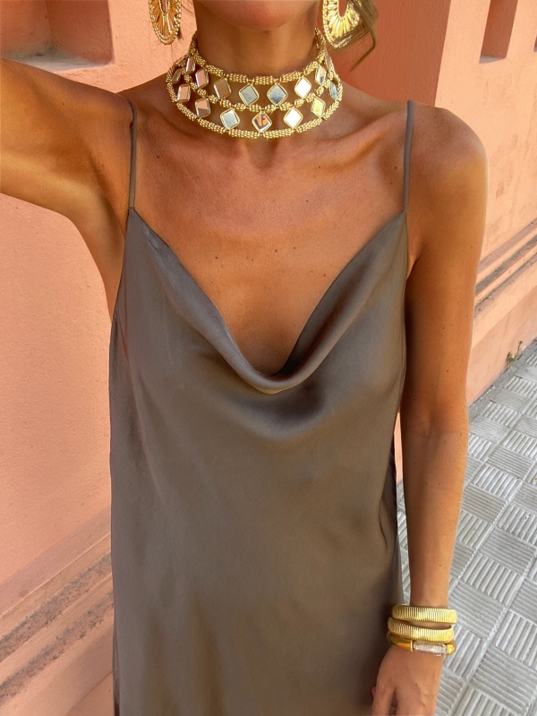 Ferreira Smooth Taupe Dress