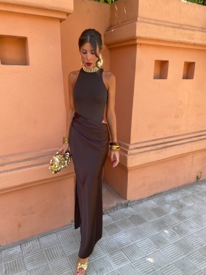 Rahinna Brown Dress