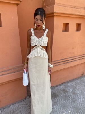 Abito Denia Beige
