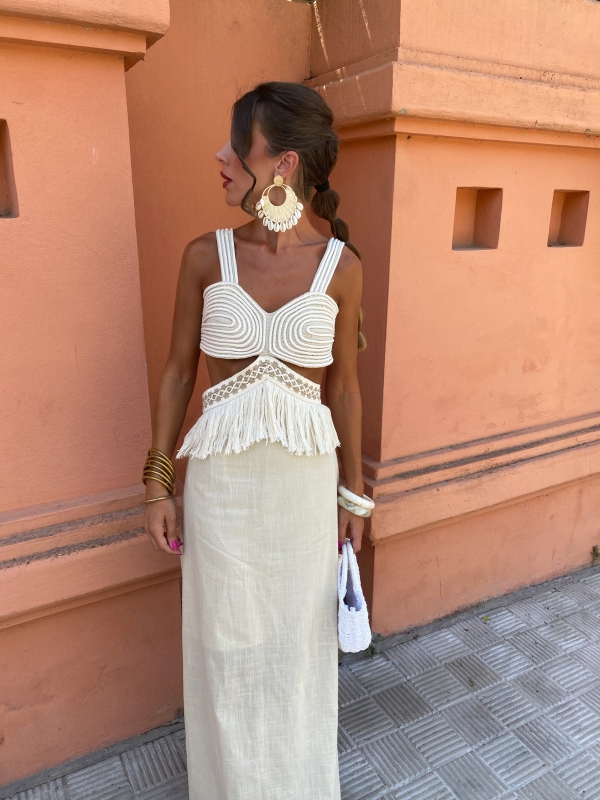 Denia Beige Dress