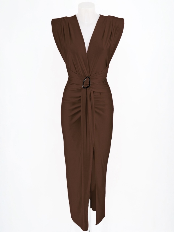 Vestido Selena Marrón