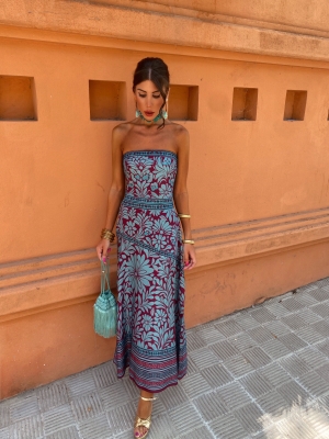 Adriana - Robe turquoise