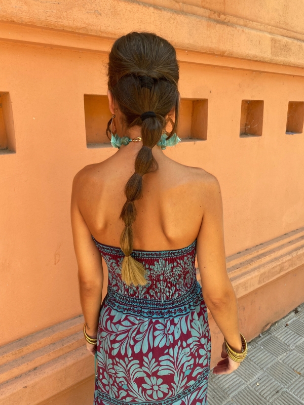 Vestido Adriana Turquesa