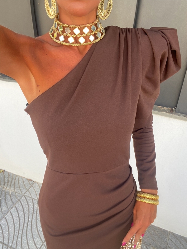 Vestido Colette Brown