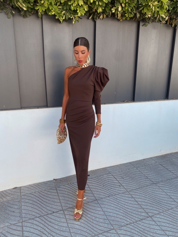 Vestido Colette Brown