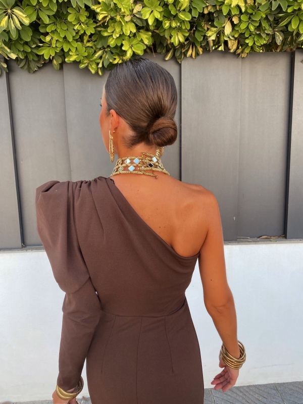 Vestido Colette Brown