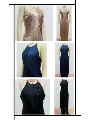 Robe Corina bleu marine