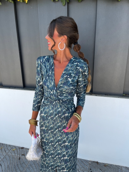 Vestido Biarritz esverdeado