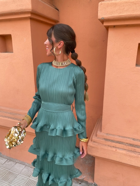 Vestido verde Casilda