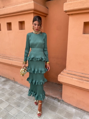 Vestido Casilda Verde