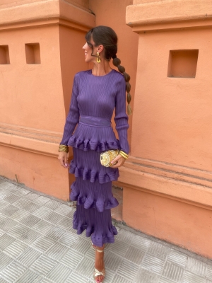Casilda Mauve Robe