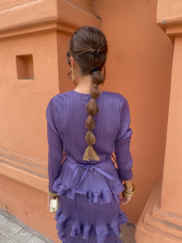 Vestido Casilda Malva