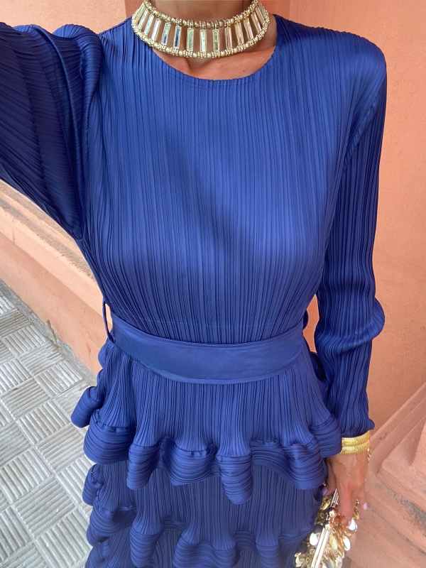 Robe Casilda bleu marine