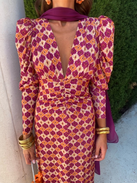 Vestido Martiño Granate 2
