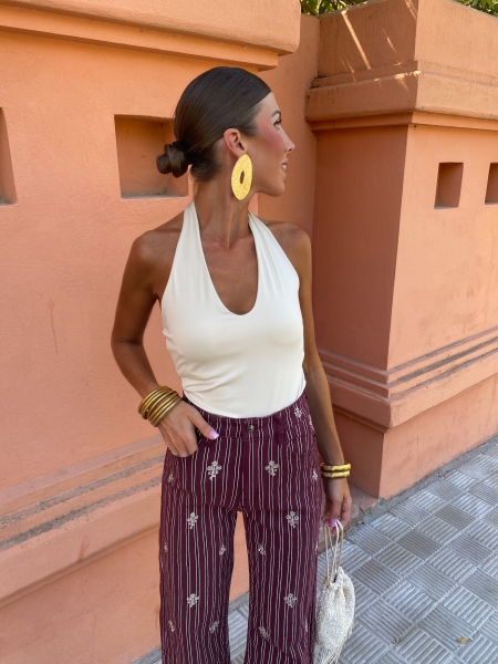 Pantalón Ohana Granate 2