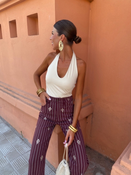 Pantalón Ohana Granate