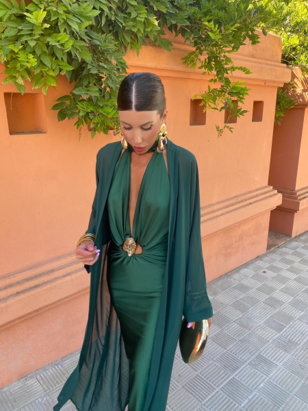 Kimono long en gaze 2