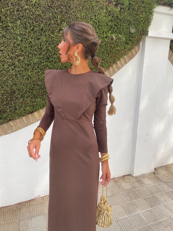 Polina Brown Dress