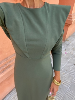 Robe Polina Vert olive