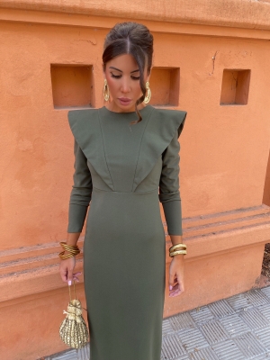 Abito Polina Verde oliva