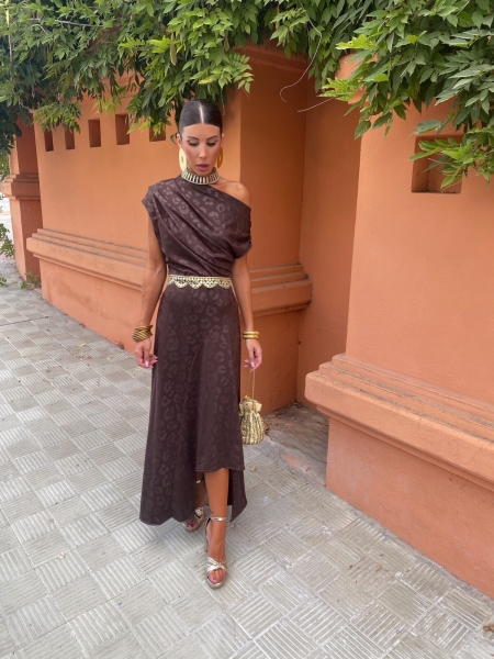 Vestido Nika Brown 2