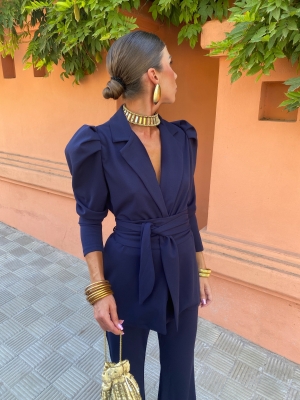 Thebes Navy Blue Set