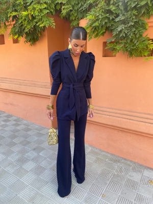 Thebes Navy Blue Set