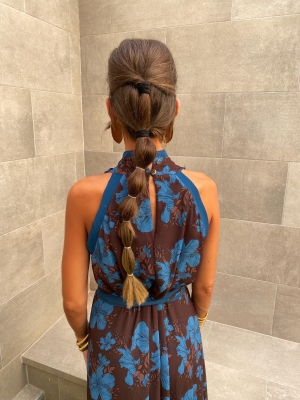 Robe Huga Marron/Turquoise