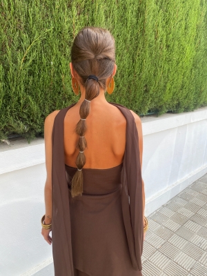 Vestido Camila Marrón