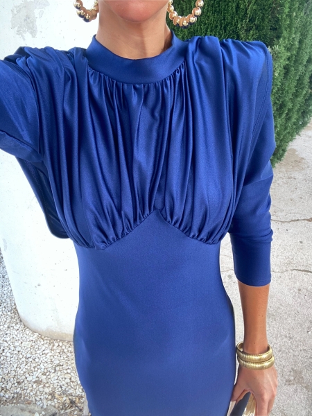 Vestido Orozco azul-marinho 2