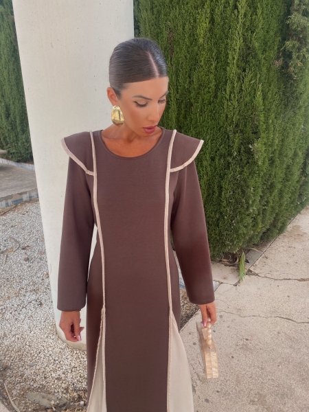 Vestido Lunetta Marrón