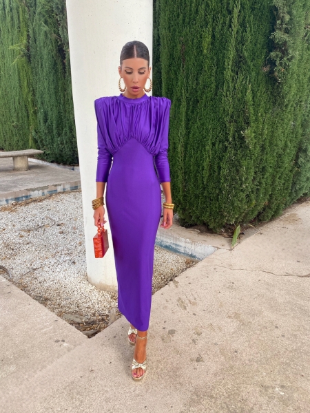 Vestido Orozco Morado 2