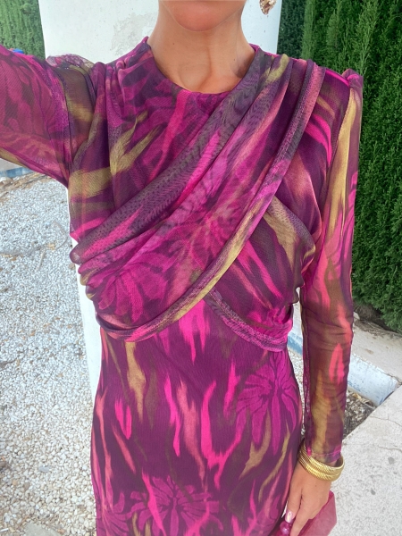 Vestido cor-de-rosa Tamarguillo 2