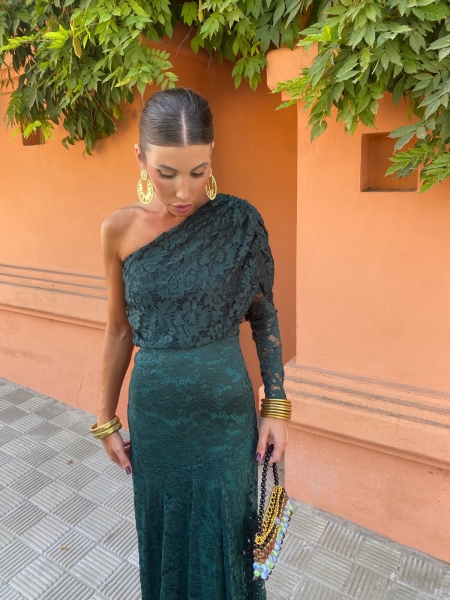 Vestido verde Carolina 2