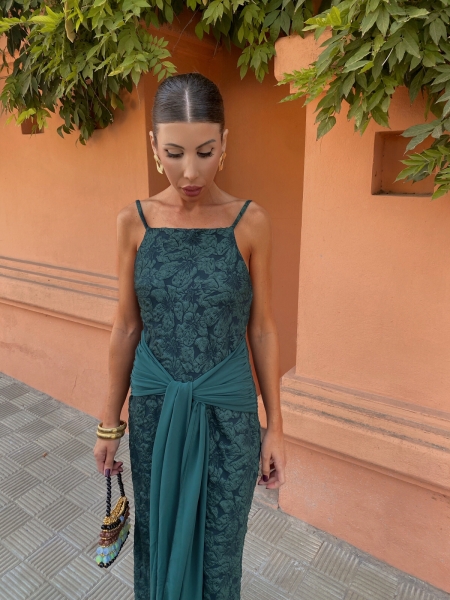 Vestido Casandra Green + Kaftane 2