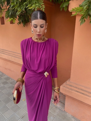 Vestido Bougainvillea de Almodóvar