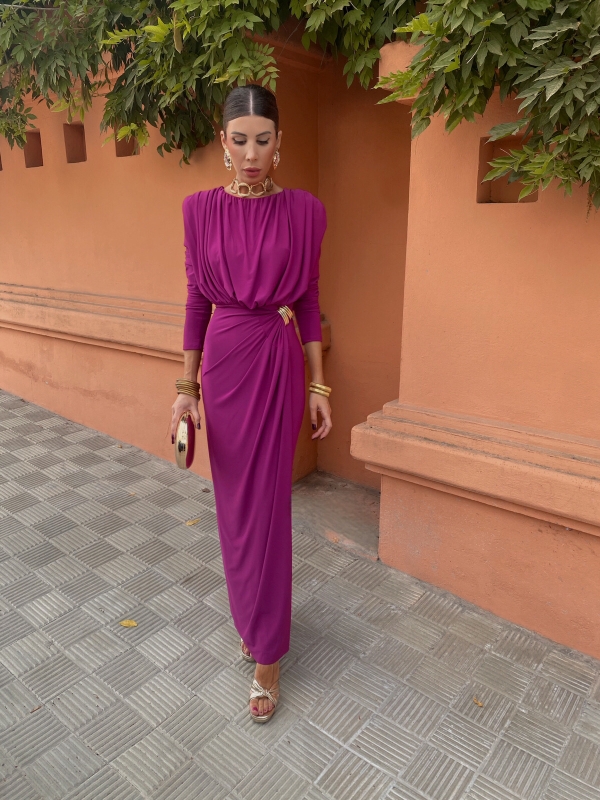 Vestido Bougainvillea de Almodóvar