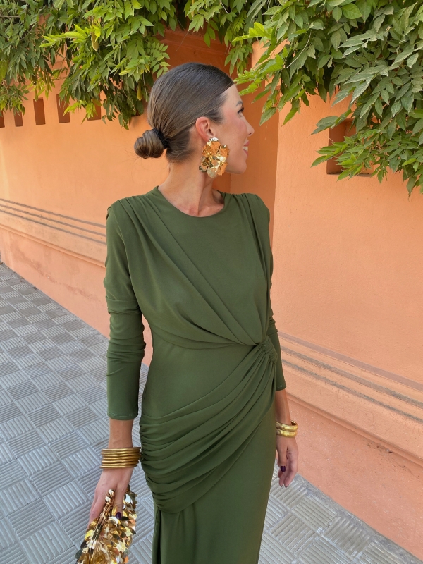 Vestido Alfalfa Verde Oliva