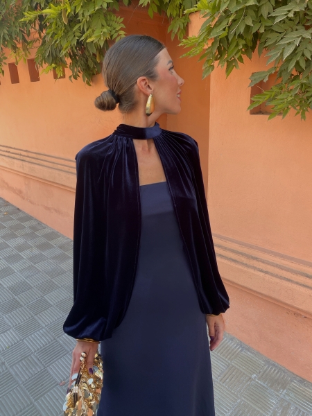 Pinsapo Dress Navy Blue