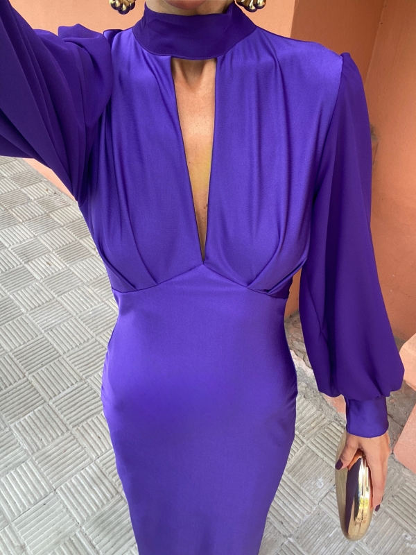 Vestido Mónaco Morado